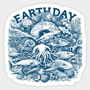 Earth day Sticker